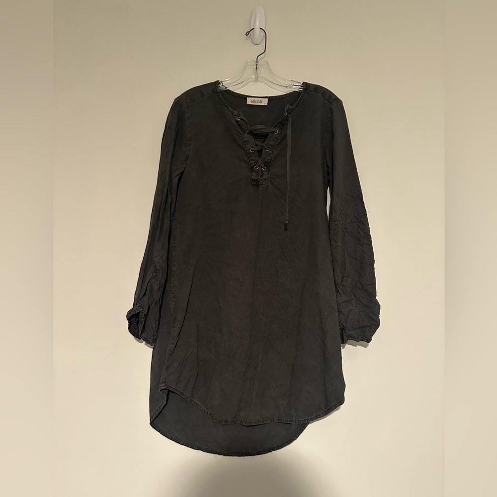 bella dahl gray dress